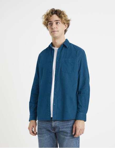 Velúrová košeľa Vamil