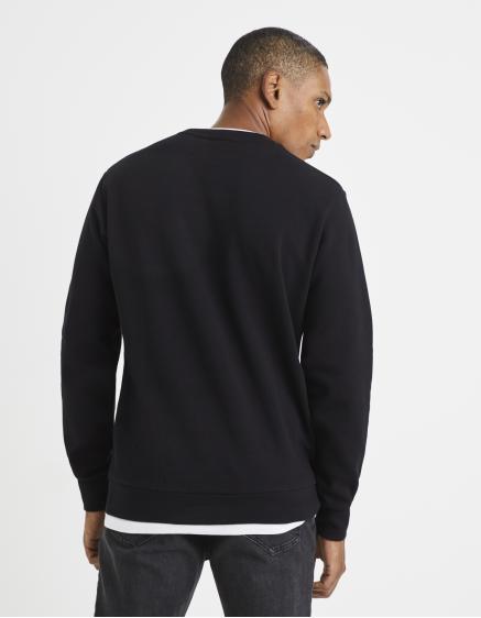 Vedoubleco Biela mikina s lemom