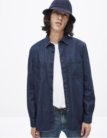 Džínsové vrchné oblečenie Košeľa Sawork