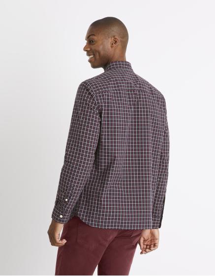 Károvaná regular košeľa Carolo