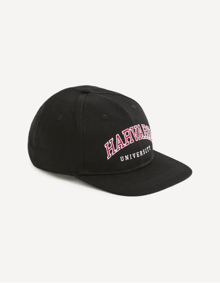 Cap Harvard Black O