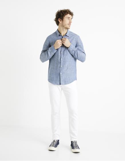 Lněná košile Daflix