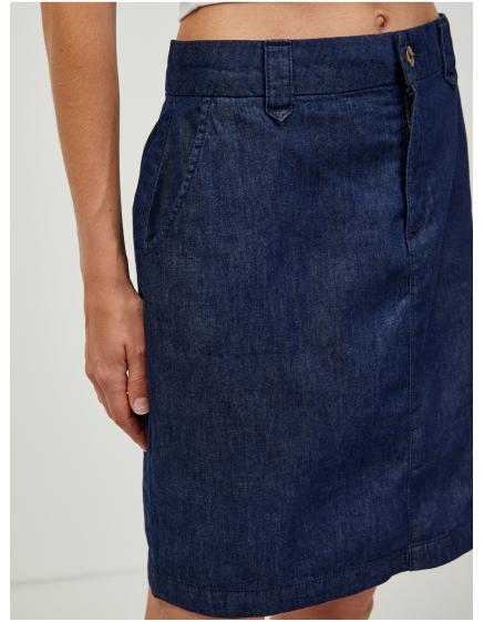 Tmavě modrá džínová sukně