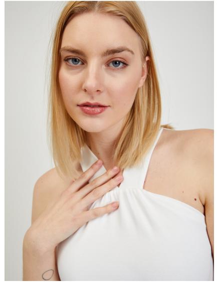 Bílé dámské tílko ORSAY XS