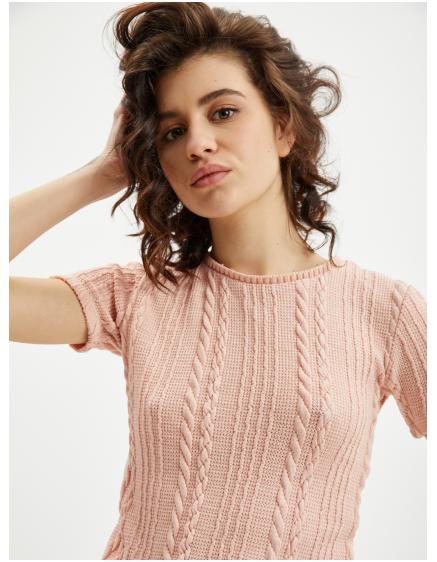 Světle růžová dámská halenka