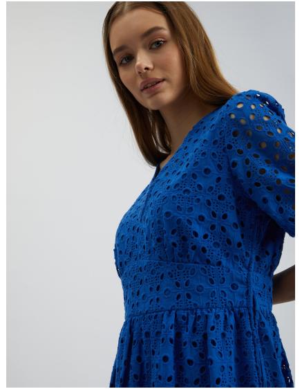 Modré dámské šaty