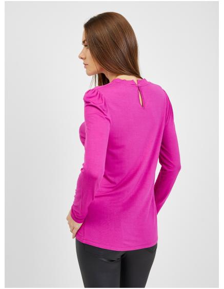 Tmavě růžové dámské tričko