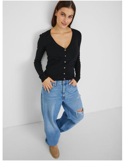 Černý dámský kardigan