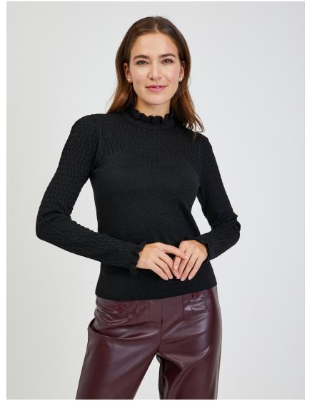 Černý dámský svetr