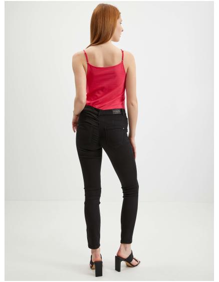 Tmavoružové dámske základné tielko