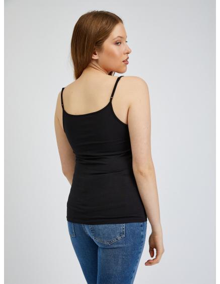 Čierne dámske tielko