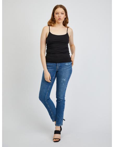 Čierne dámske tielko