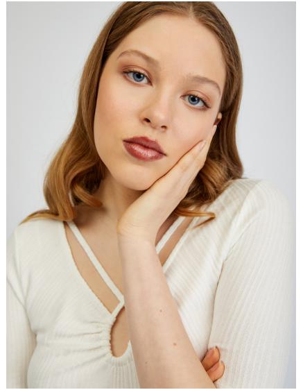 Bílé dámské tričko