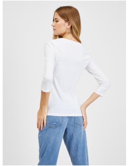 Bílé dámské tričko