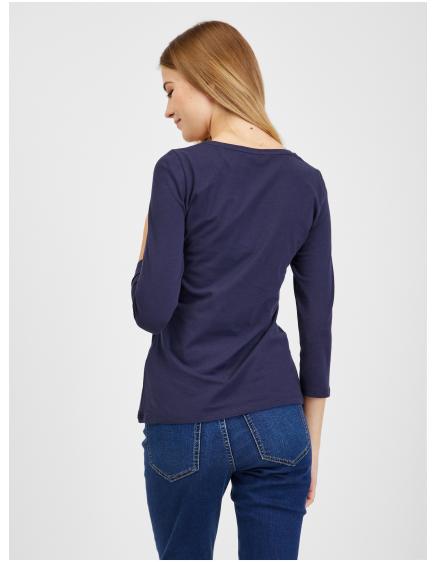 Tmavě modré dámské tričko