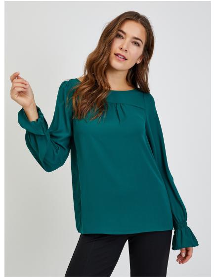 Zelená dámská halenka