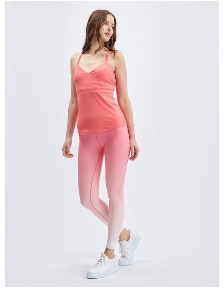 Korálové dámské sportovní tílko