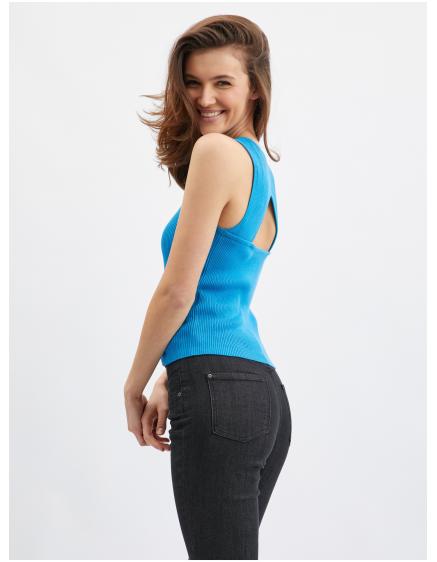 Modré dámské tílko