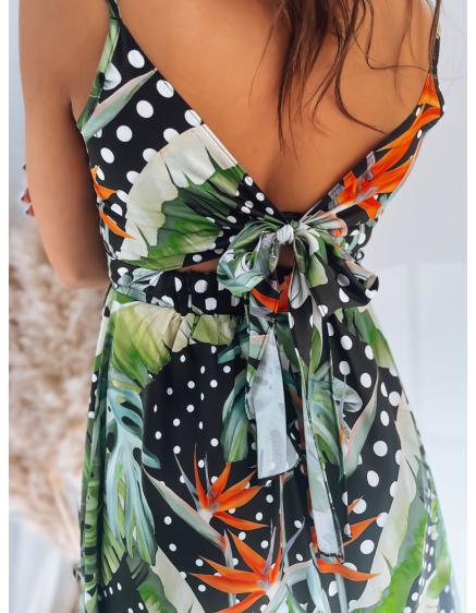 Dámké šaty TROPICAL černé