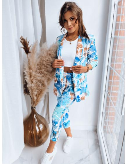 Dámské kalhoty FLOWER GARDEN modré