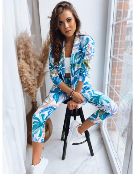 Dámské kalhoty FLOWER GARDEN zelené