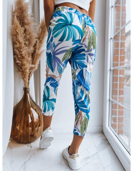 Dámské kalhoty FLOWER GARDEN zelené