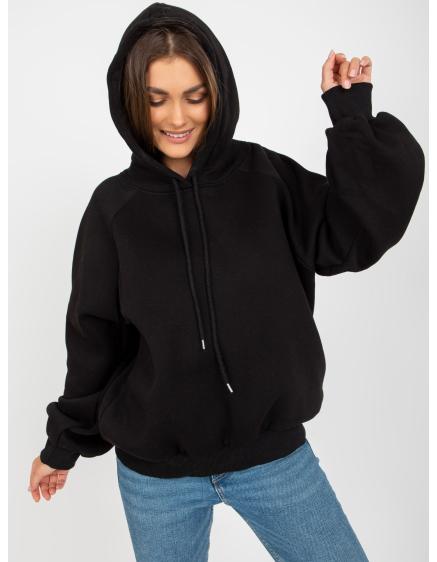 Női kapucnis pulóver JUDITA fekete
