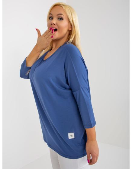 Női viszkóz blúz plus size XILA kék