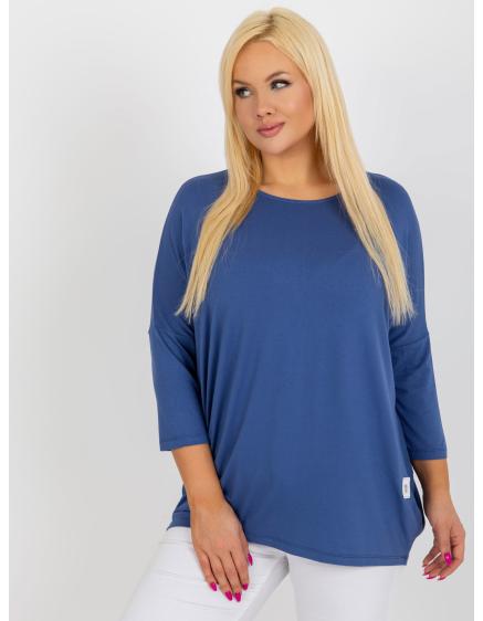 Női viszkóz blúz plus size XILA kék