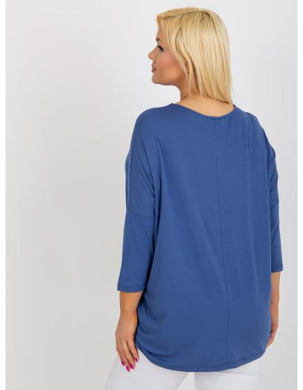 Női viszkóz blúz plus size XILA kék