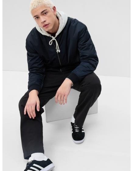 Nadrág modern khaki '90-es évek laza nadrág