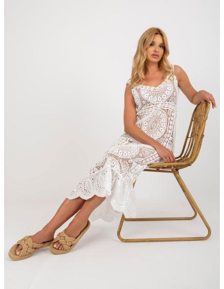 Női fodros ruha BEACH ecru