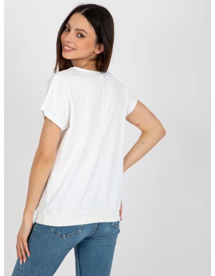 Dámská halenka s výstřihem do V CHIARA ecru 