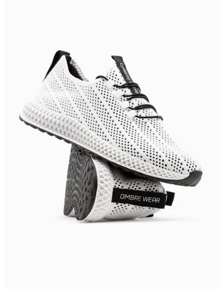 Férfi hálós slip-on cipő – fehér V7 OM-FOKS-0117