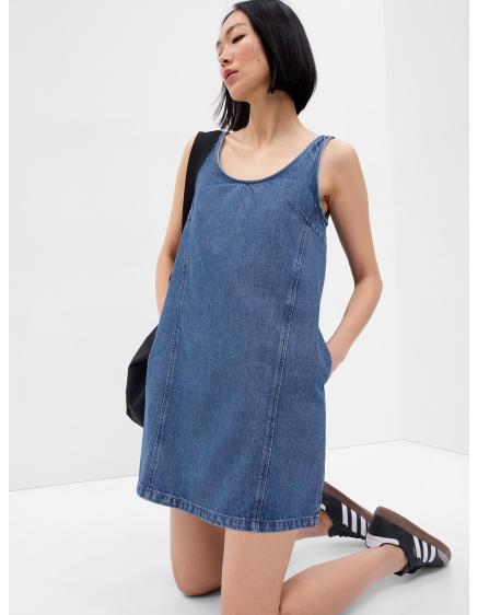 Džínové mini šaty