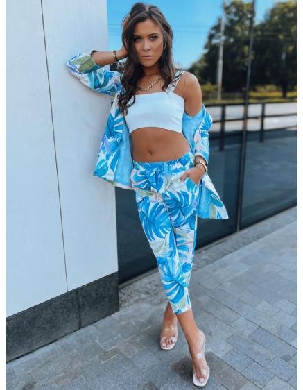 Női FLOWER GARDEN nadrág zöld