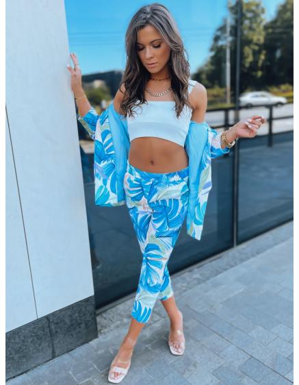 Női FLOWER GARDEN nadrág zöld