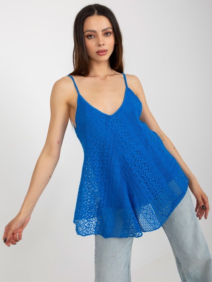 Dámský top OCH BELLA modrý 