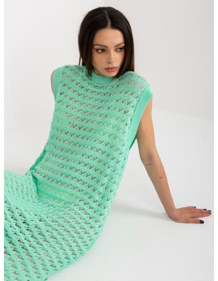 Női kötött maxiruha VINA menta