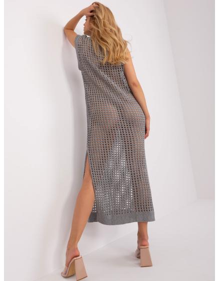Női maxi nyári ruha AYA szürke
