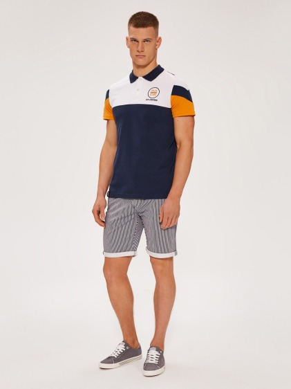 Pánske šortky BERBET VII W454 white/navy
