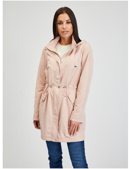 Svetloružová dámska parka ORSAY Patrice 34