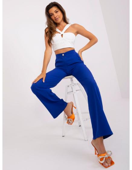 Dámske nohavice so širokými nohavicami RAKAL kobaltová