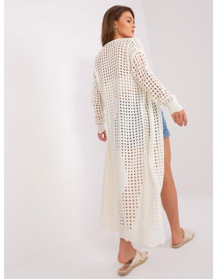 Dámský svetr s prolamovaným vzorem TASCH ecru