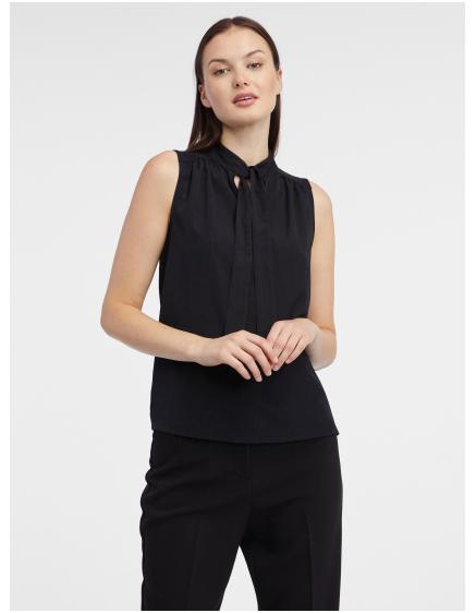 Čierna dámska blúzka