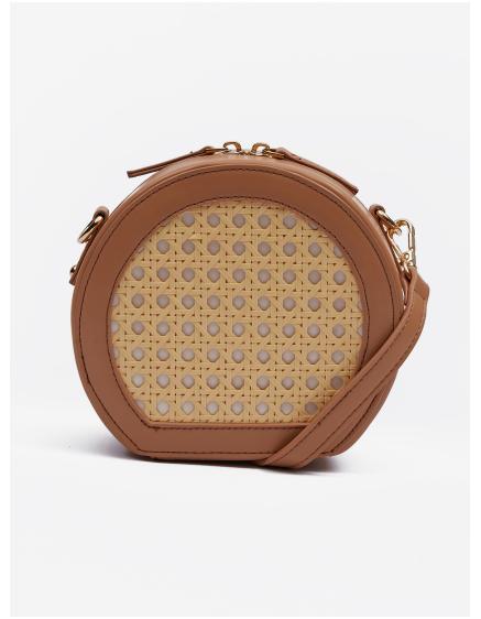 Hnedá dámska crossbody kabelka