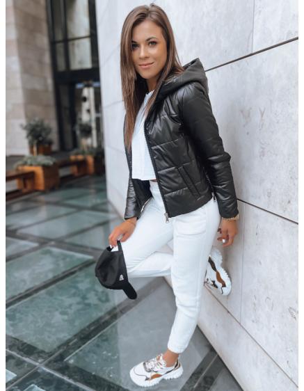 Dámska krátka prešívaná bunda SPORT HEVEN čierna