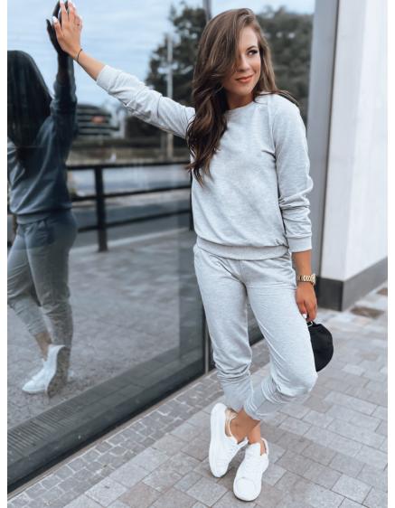 Dámske teplákové súpravy MILIAN svetlo sivé