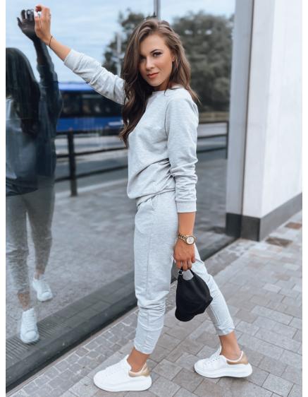 Dámske teplákové súpravy MILIAN svetlo sivé