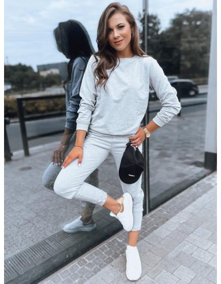 Dámske teplákové súpravy MILIAN svetlo sivé